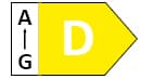 Energieeffizienzklasse D