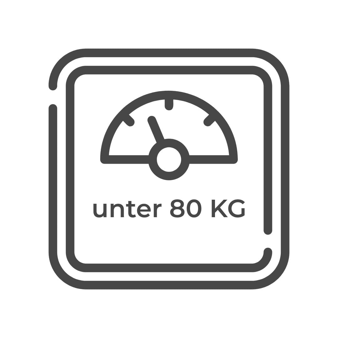 unter 80 KG