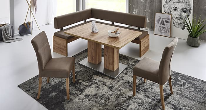 Sitzbank in Beige
