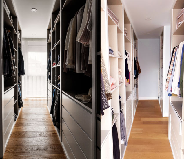 Purer Luxus: Der begehbare Kleiderschrank. Ein Traum von einem Schrank.