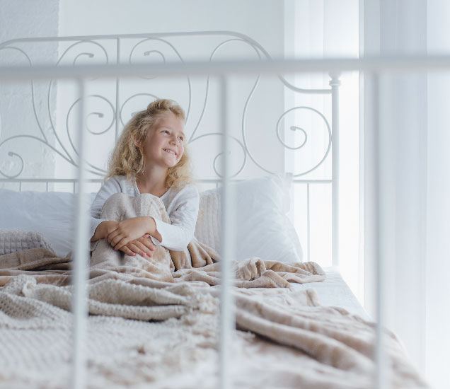 Harter Stahl für weiche Polster. Das Metallbett