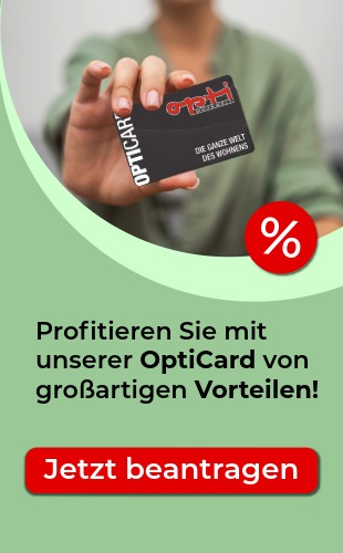 Profitieren Sie von großartigen Vorteilen mit der OptiCard-Kundenkarte